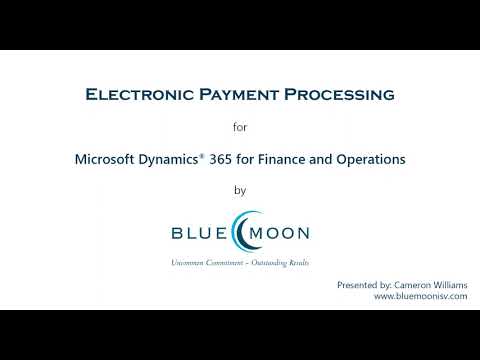 Electronic Payment Processing for Finance & Operations