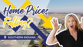 Are Home Prices Falling? - Living in Indiana #realestate #southernindiana #homeprices