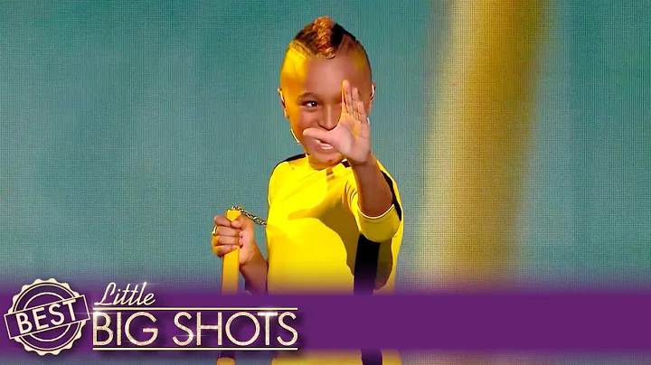 Kung Fu Kenzy's Bruce Lee Performance | Little Big Shots France