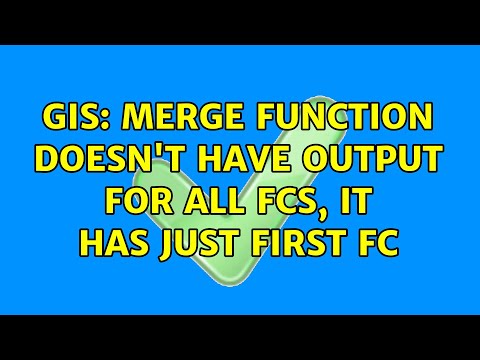 GIS: Merge function