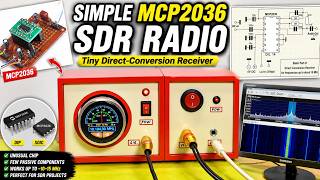 Simple MCP2036 SDR Radio   The Most Unusual Software Defined Radio