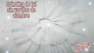 Crinolina de tul SIN  varillas. Haz resaltar tus vestidos sin incomodas crinolinas de varillas