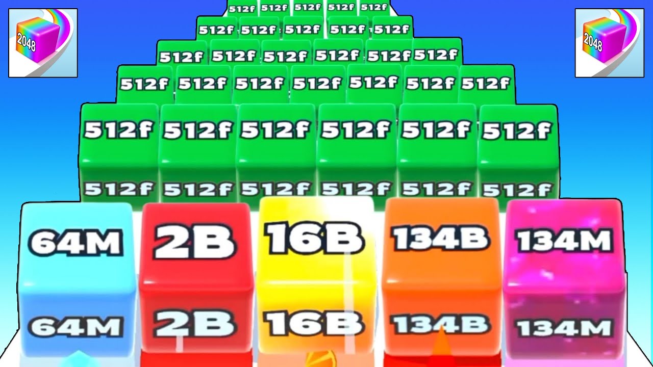 Jelly Run 2048 Android, iOS Satisfying Mobile Games Jelly Games