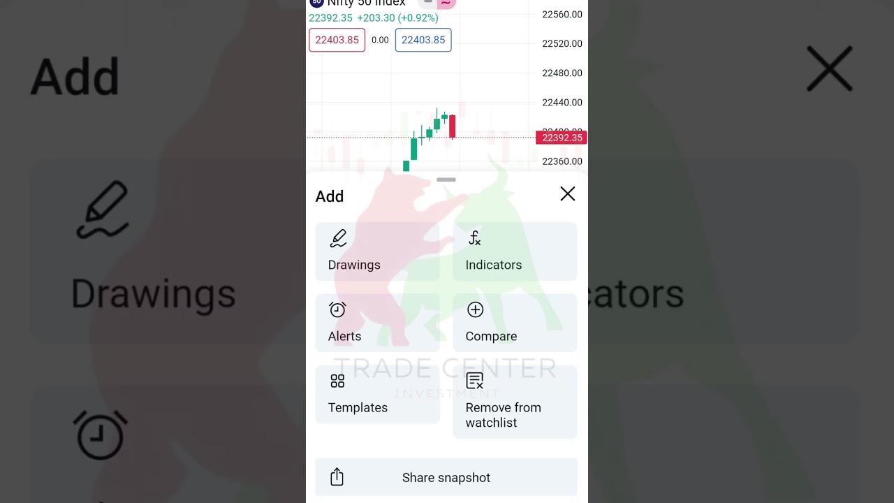 📊 How To Add Trade Center Indicator V-0.2 After Installation In Your Mobile 📈