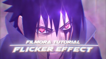 Flicker Effect Transition | Filmora AMV Tutorial