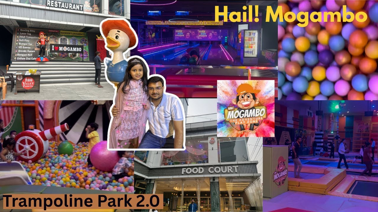 HAIL MOGAMBO TRAMPOLINE PARK GUMTI NO.5 KANPUR  BIRTHDAY PARTY