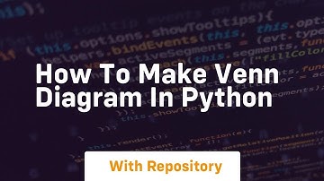 How to make venn diagram in python