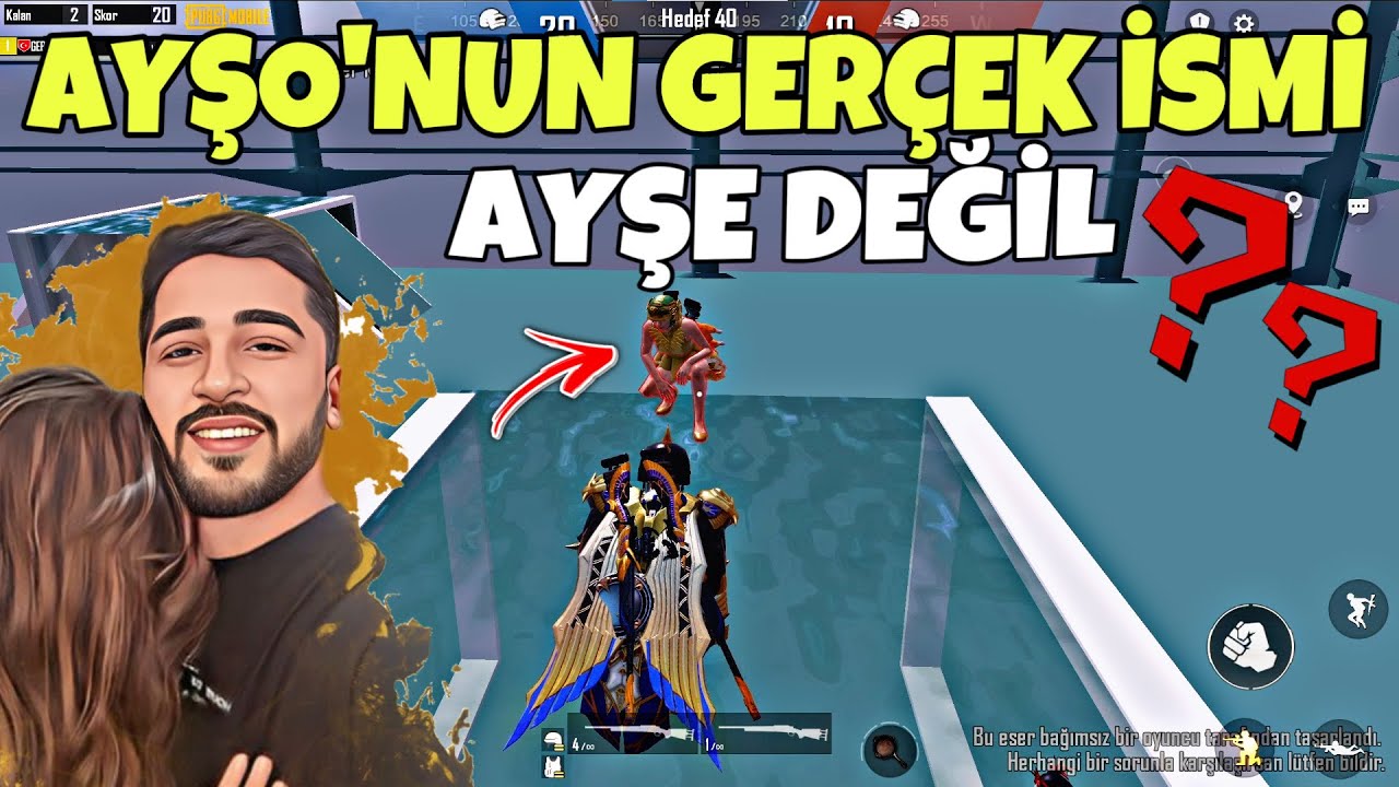 BÜYÜK SIRLARIMIZI SÖYLÜYORUZ! AYŞO'NUN GERÇEK İSMİ AYŞE DEĞİL!!! -PUBG MOBİLE