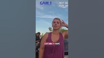 Lady gets arrested for 108 traffic violation 😱😱 #bodycam #policearrest