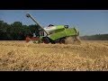 WINTERGERST COMBINEN MET EEN CLAAS TUCANO 440