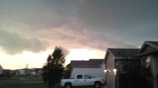Tornado forming in front of our house Andover June 9th 2011