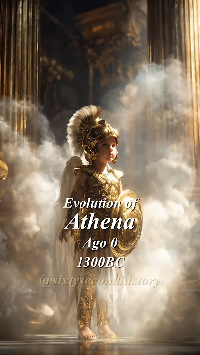 Evolution of Athena #evolution #historytok #athena #greakmythology #ancientgreece #greekgods