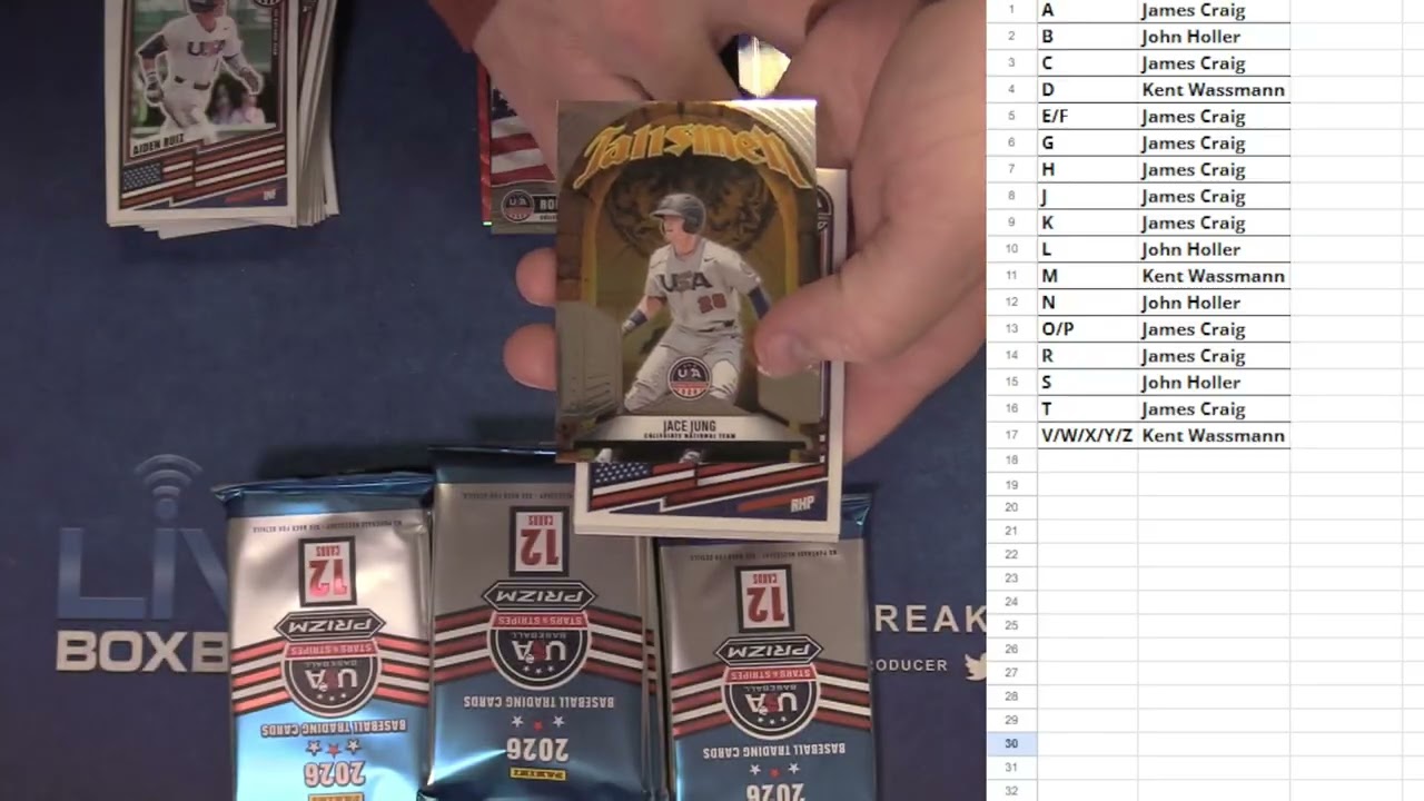 2026 Stars And Stripes Prizm Box Break #9