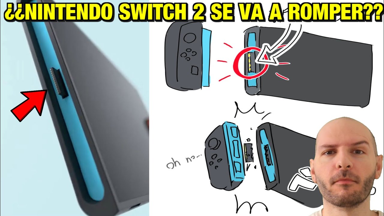 EL PUERTO DE LOS JOYCONS DE NINTENDO SWITCH 2 SE VA A ROMPER ...