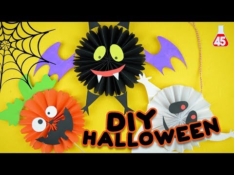 3 Lavoretti di Halloween per bambini | Diy con la carta