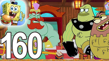 SpongeBob: Krusty Cook-Off - Wet Noodle  Level 1 - 10 - Gameplay Video Part 160 (iOS Android)