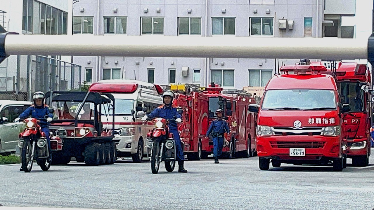 沖縄県那覇市消防局 出初式2024｜車両分列行進（中央消防署本署）