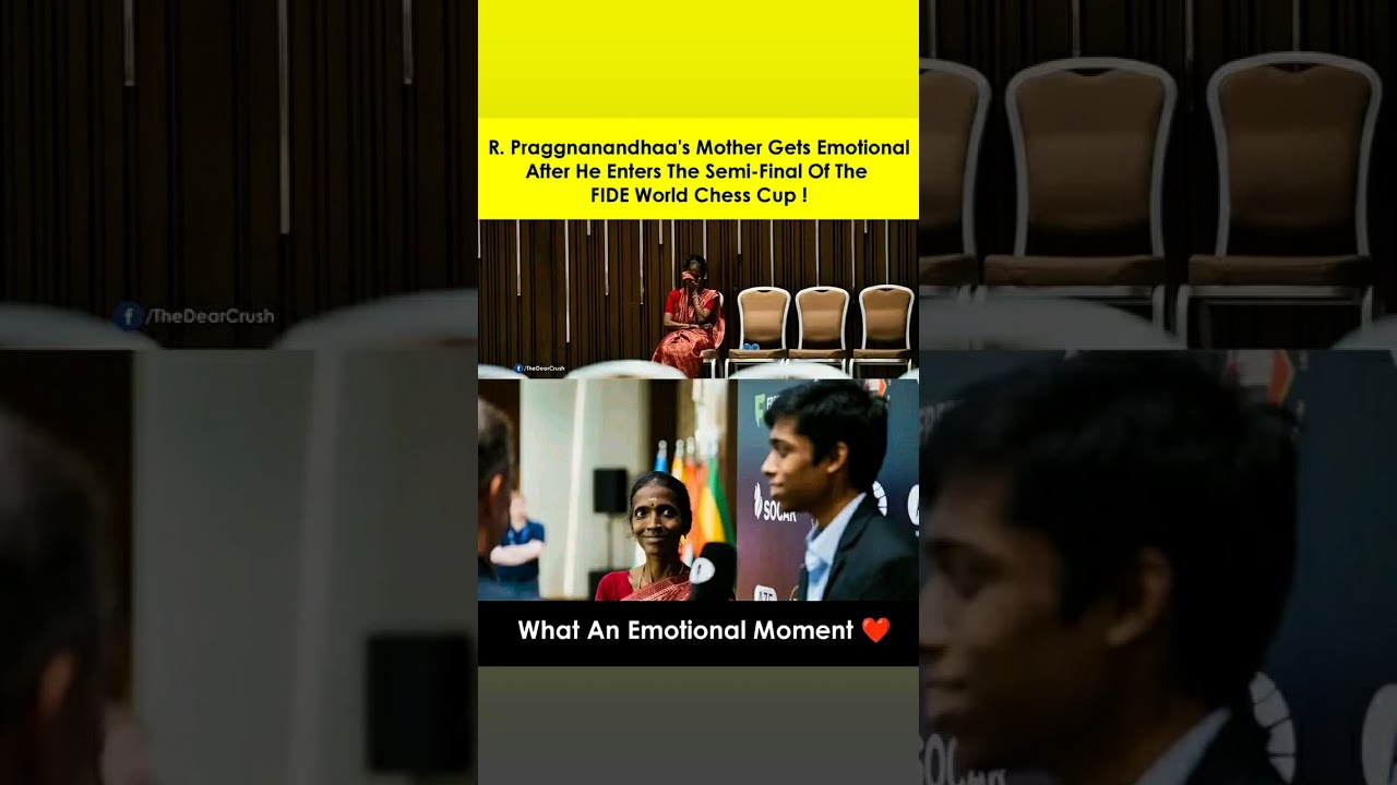 Touching moment Indian chess champion R Praggnanandhaa's mum