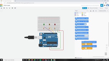 04 Simuler un feu tricolore dans Tinkercad.