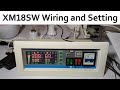 xm18sw setting and wiring humidity and temperature controller