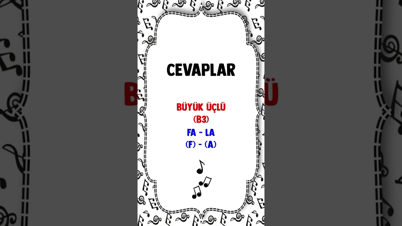 Aralık Duyma Çalışması 1 (Aralık Duyma Pratiği) / (Intervals)