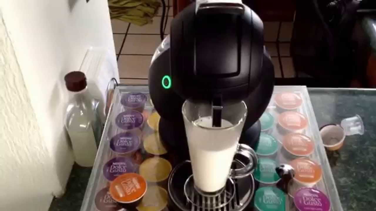 DOLCE GUSTO MELODY 3 cómo hacer mi capuchino Y PORTA CARTUCHOS - YouTube