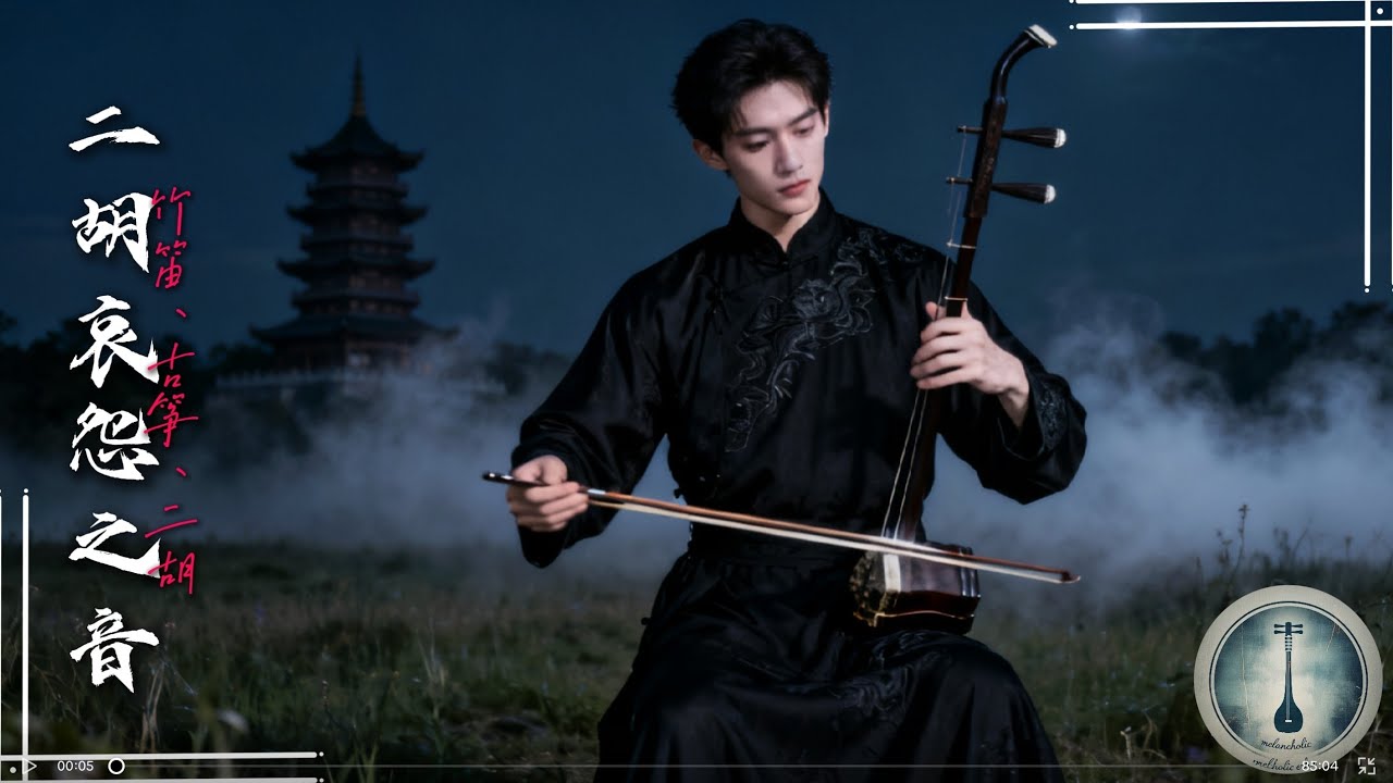 Sad Erhu: Whispers Beneath the Fading Horizon | Chinese Music for Reflection, Solitude & Inner Peace