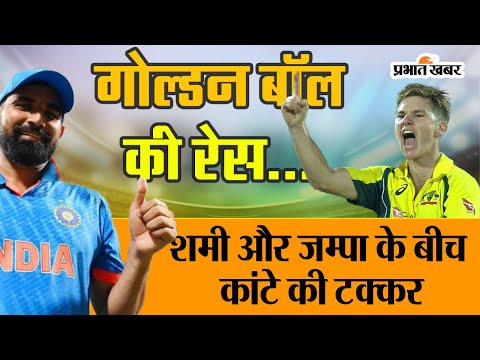 गोल्डन बॉल की रेस में शमी और जैंपा के बीच होगी कांटे की टक्कर, कौन मारेगा बाजी #worldcup2023