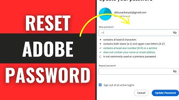 How to Reset Password of Adobe Account | Change Adobe Password 2025