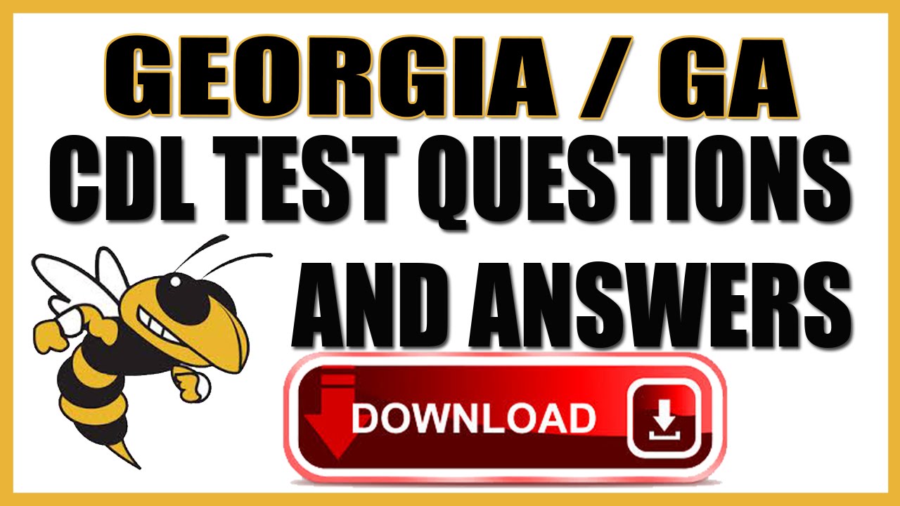 GEORGIA / GA CDL TEST QUESTIONS AND ANSWERS - YouTube