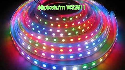 Arduino programmable ws2811 led stripe .avi