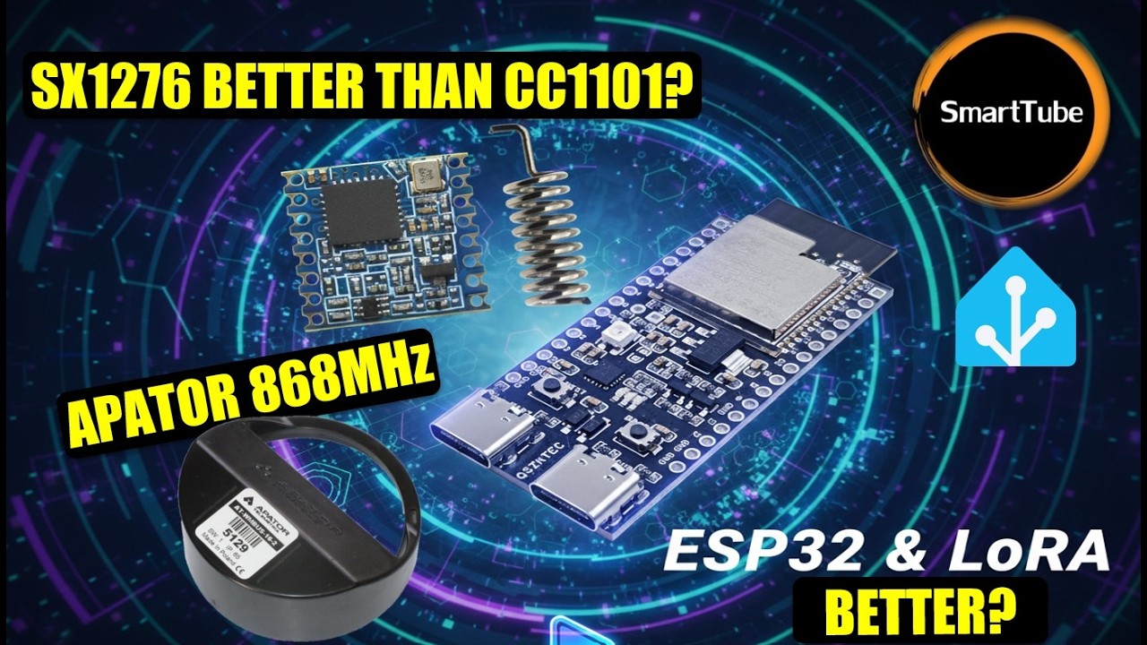 Licznik wody Apator Koniec z CC1101 😮 WMBus na ESP32 + SX1276 i… mam problem! Home Assistant 868MHz