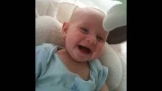 Baby Laughing At Fart Sounds