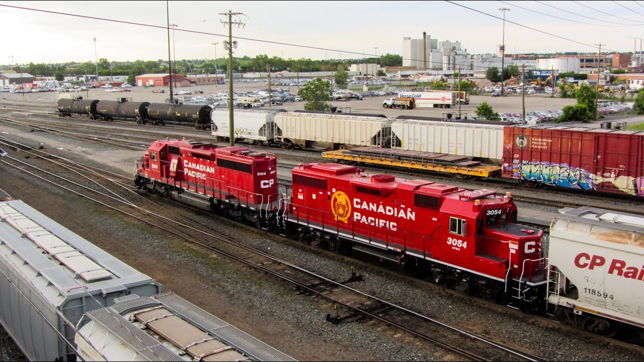 Alyth Yard, Canadian Pacific Railway - YouTube