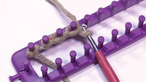 Beginners Flat Loom Chain Cast On