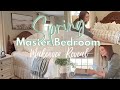 Spring master bedroom makeover part 2  spring clean  decorate with me   simple cozy bedroom tour