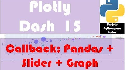 Módulo 15 - Aula 15:Plotly / Dash - Pandas + Slider + Gráfico