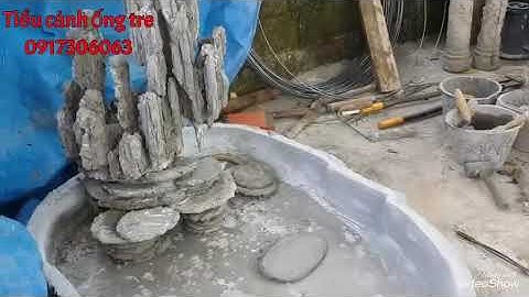 Non bộ mini hoàn toàn bằng xi măng p1