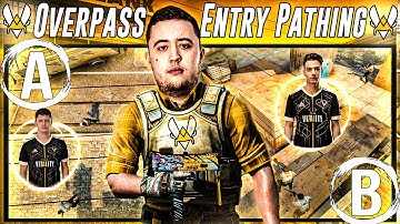 Vitality Entry Pathing on Overpass (CS:GO Analysis)
