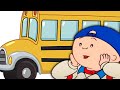 First Time Riding The School Bus | Caillou Compilations