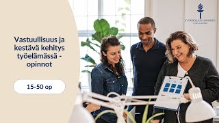 Monitieteiset Vastuullisuus ja kestävä kehitys työelämässä  -opinnot JYU avoimessa yliopistossa