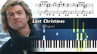 Wham! - Last Christmas - Piano Tutorial with Sheet Music chords