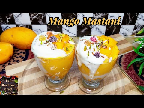 Mango Mastani Recipe | Mango Drink Recipe | Mastani Drink Recipe by Cooking Croft