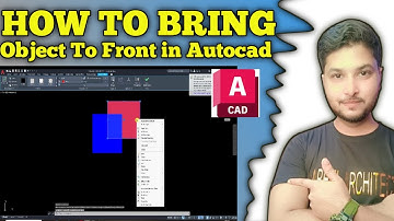 Autocad How to Bring Object to  Front | Tutorial urdu hindi 2025 | Nabeel Architect
