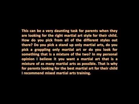 Hoe vindt u de juiste Martial Kunst voor uw kind in Forth Worth
