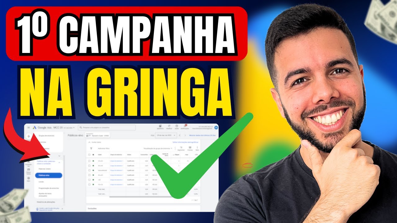 🔥PRIMEIRA Campanha na GRINGA do ZERO Passo a Passo - Google Ads Para Afiliados