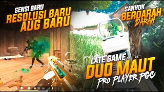 THE REAL SANHOK BERDARAH !! LATE GAME SUPER SENGIT DUO MAUT BARENG PRO PLAYER PGC !! #pubg