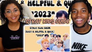 A Guide to STRAY KIDS Members (FIRST REACTION )