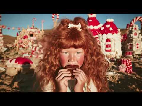 AI Advertising Concept of Milka Chocolate Magic World