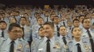 LAPD Cadet Graduation / Los Angeles   RAW FOOTAGE